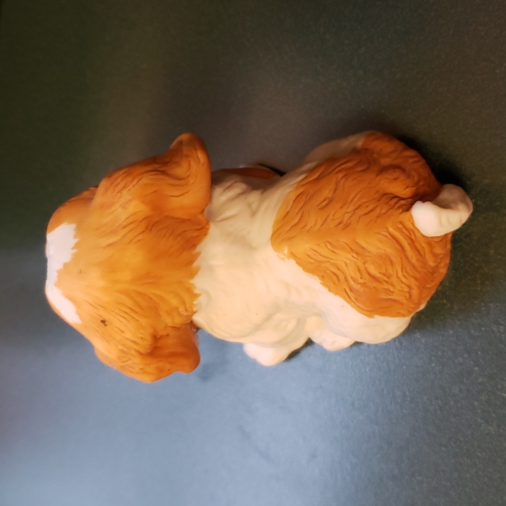 Home Interiors Homeco Set of 2 Tan and White Puppy Figurines. - Picture 3 of 7